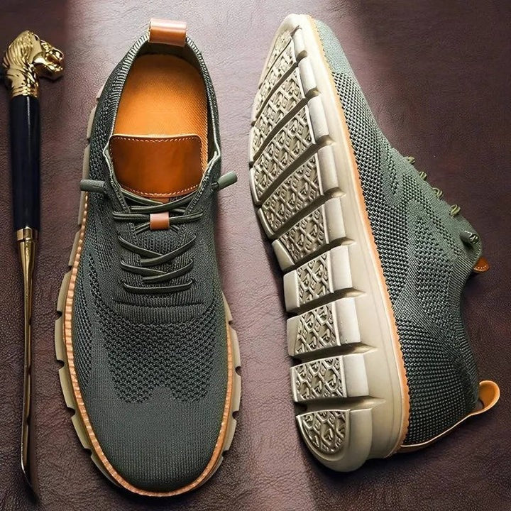 Knitted Slip-On Shoes — Wide Toe Box, Cushioned Comfort