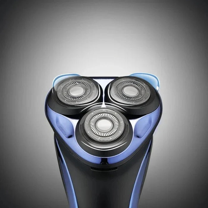 Cordless Electric Shaver — Pivoting Head, Multiple Cutters