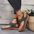 Women's Open Comfort Sandals — Contoured Supportive Footbed