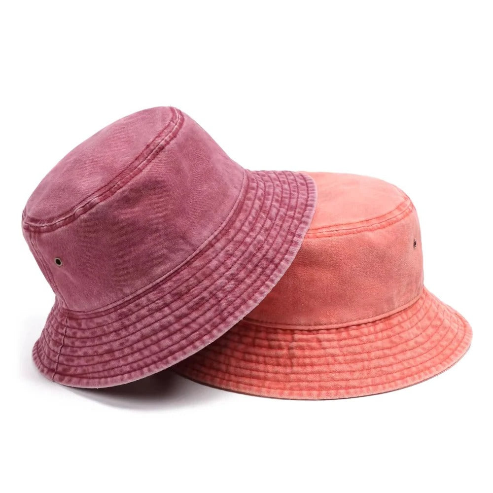 Foldable Denim Bucket Hat — Comfortable Casual Sun Protection