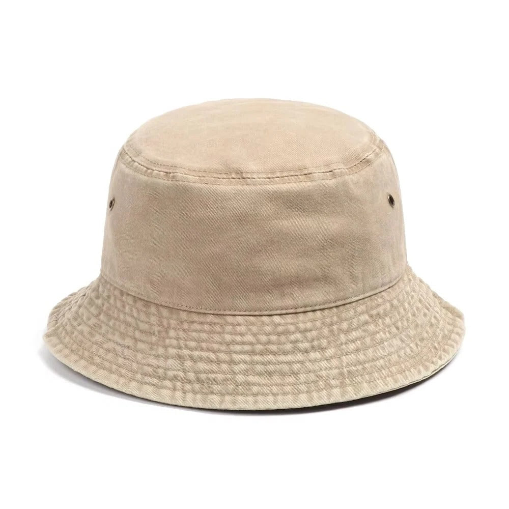 Foldable Denim Bucket Hat — Comfortable Casual Sun Protection