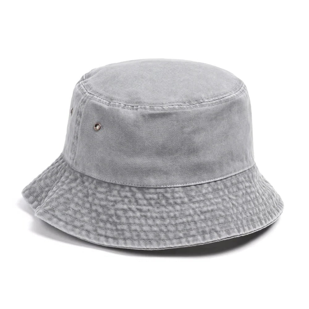 Foldable Denim Bucket Hat — Comfortable Casual Sun Protection