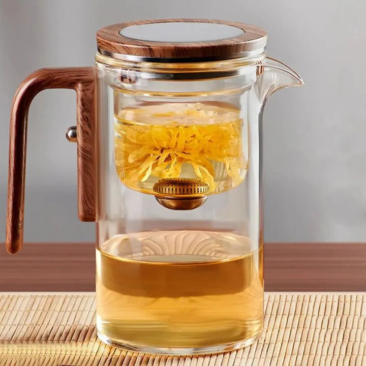 Tetera elegante - función de separación del agua y filtro extraíble