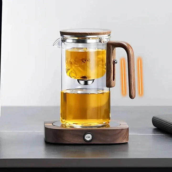 Tetera elegante - función de separación del agua y filtro extraíble