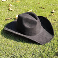 Elegant Wide-Brim Suede Cowboy Hat for Western Events
