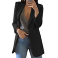 Elegant Women's Open-Front Blazer — Chic Layering Jacket