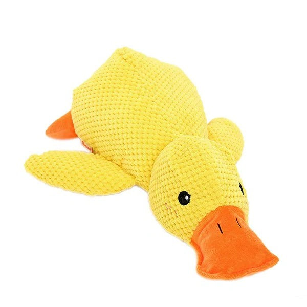 Brinquedo de borracha para cães em forma de pato - costuras reforçadas, vários tamanhos