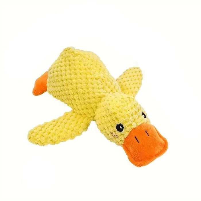 Brinquedo de borracha para cães em forma de pato - costuras reforçadas, vários tamanhos