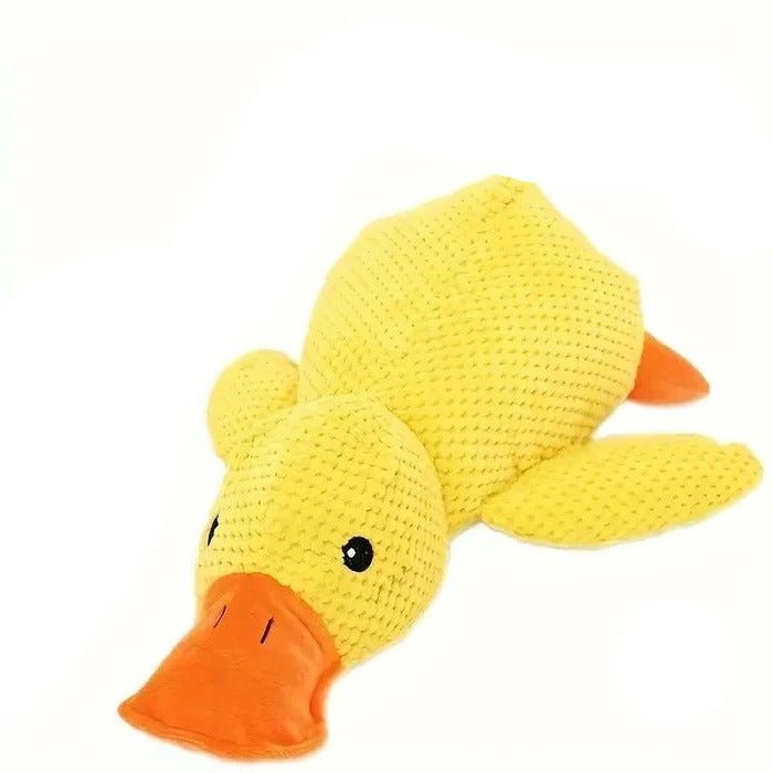 Brinquedo de borracha para cães em forma de pato - costuras reforçadas, vários tamanhos