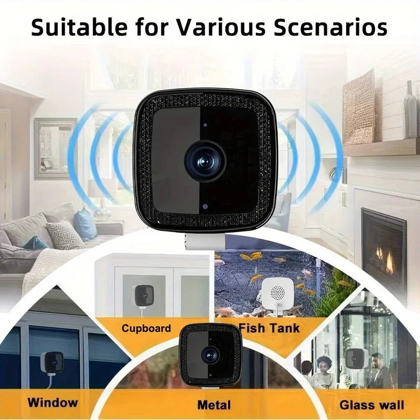 Cámara de vigilancia para montar en ventana - 1080P y audio bidireccional