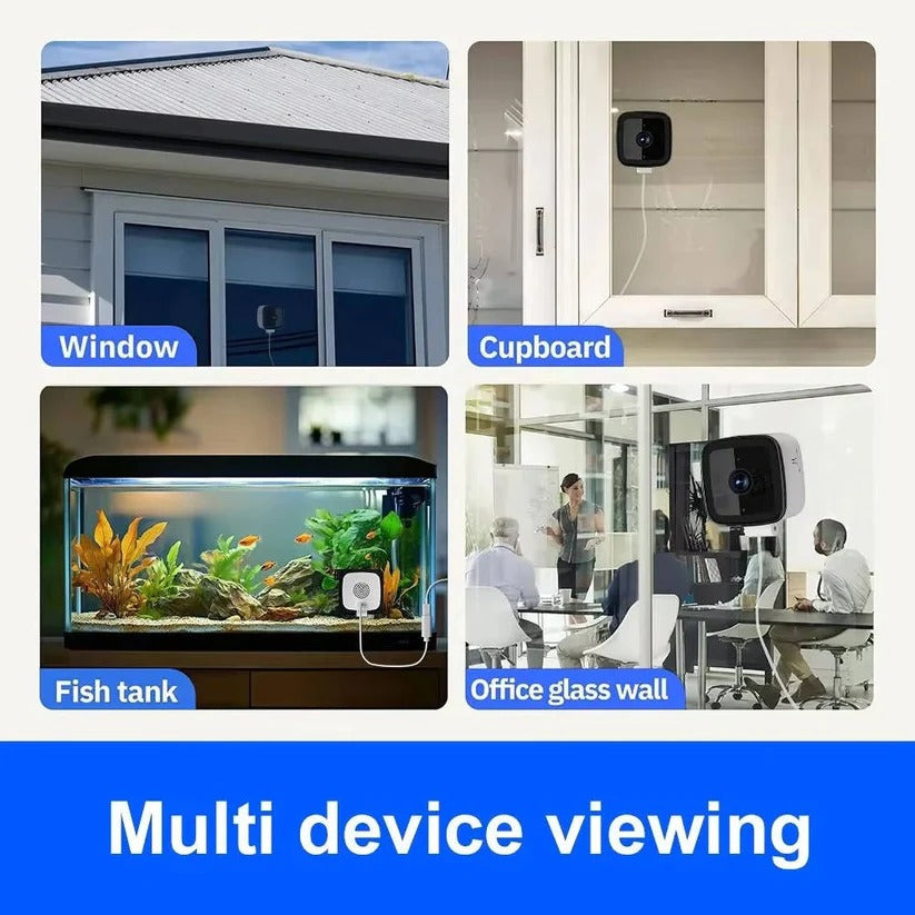 Cámara de vigilancia para montar en ventana - 1080P y audio bidireccional