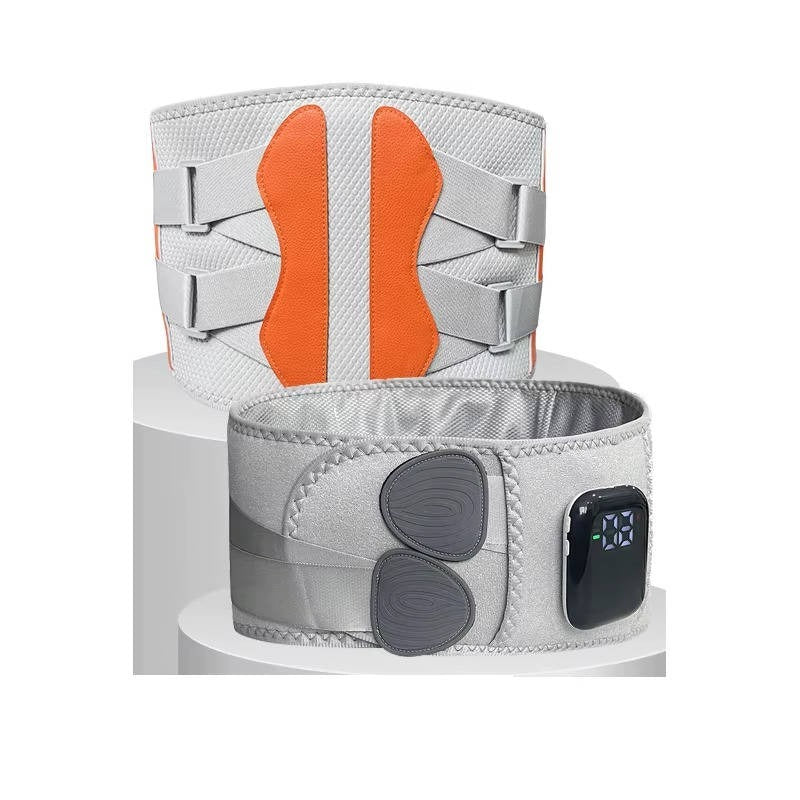 Adjustable Back Support Belt — Cordless Heat and Massage Therapy