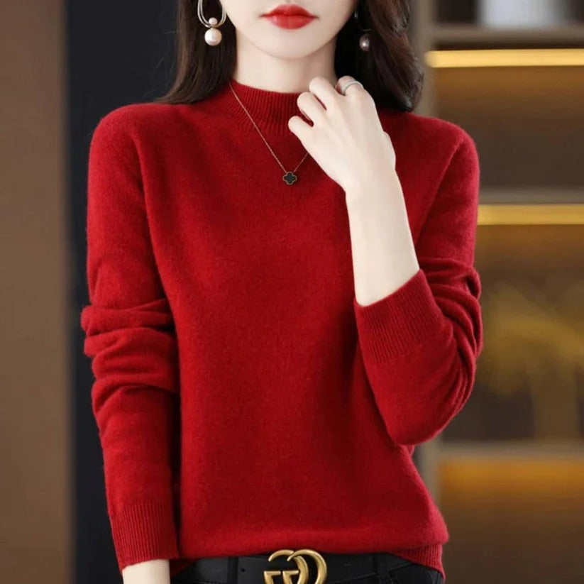 Elegant Cashmere Sweater — Lightweight Comfort for Cold Days