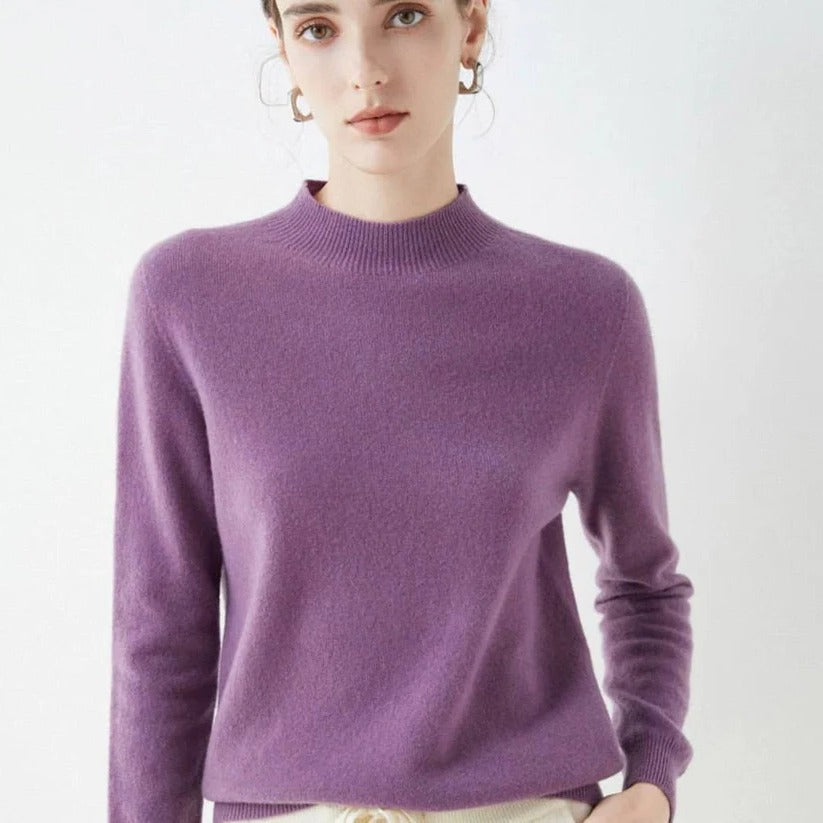 Elegant Cashmere Sweater — Lightweight Comfort for Cold Days