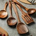 High-Quality Handcrafted Acacia Wood Cooking Utensil Set