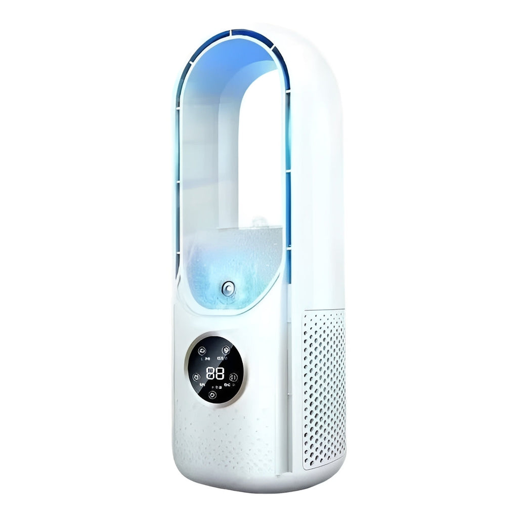 3-in-1 Bladeless Portable Fan, Humidifier & DC Motor
