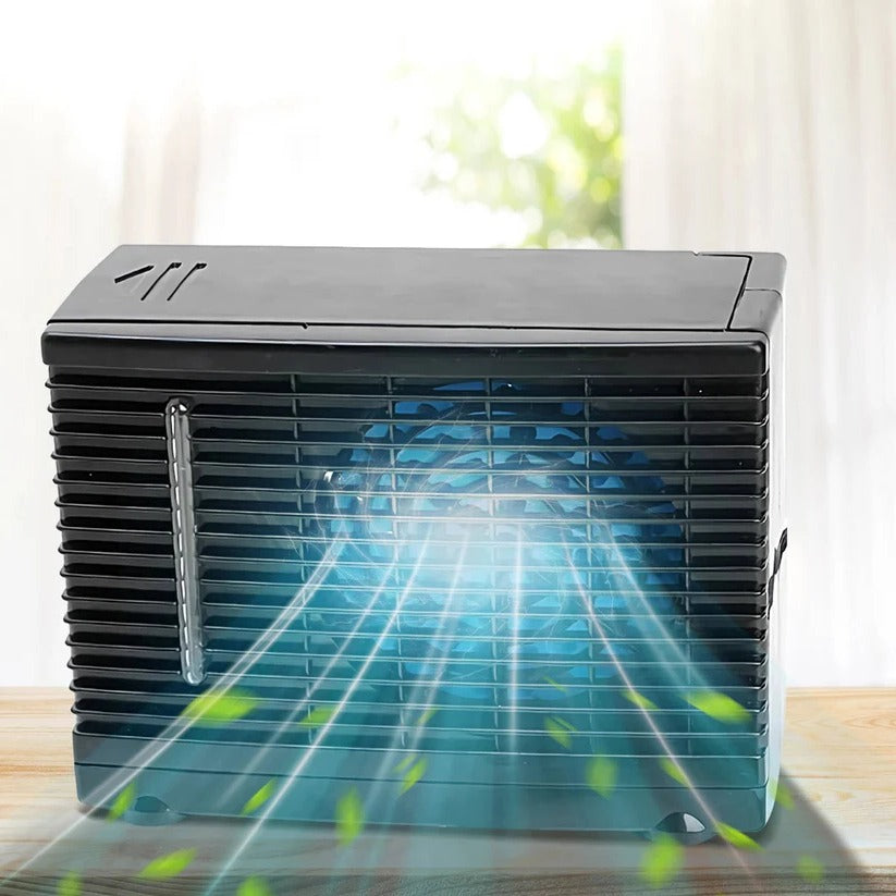 12V Car Air Cooler — Compact Design, Water Tank, Quiet Motor
