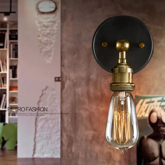 NovaNord Vintage Bulb Wall Lamp for Cozy Nordic Rooms