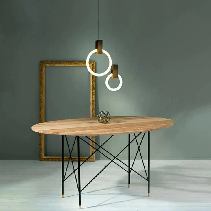 VesperHalo Ceiling Pendant Light Circular Modern Fixture