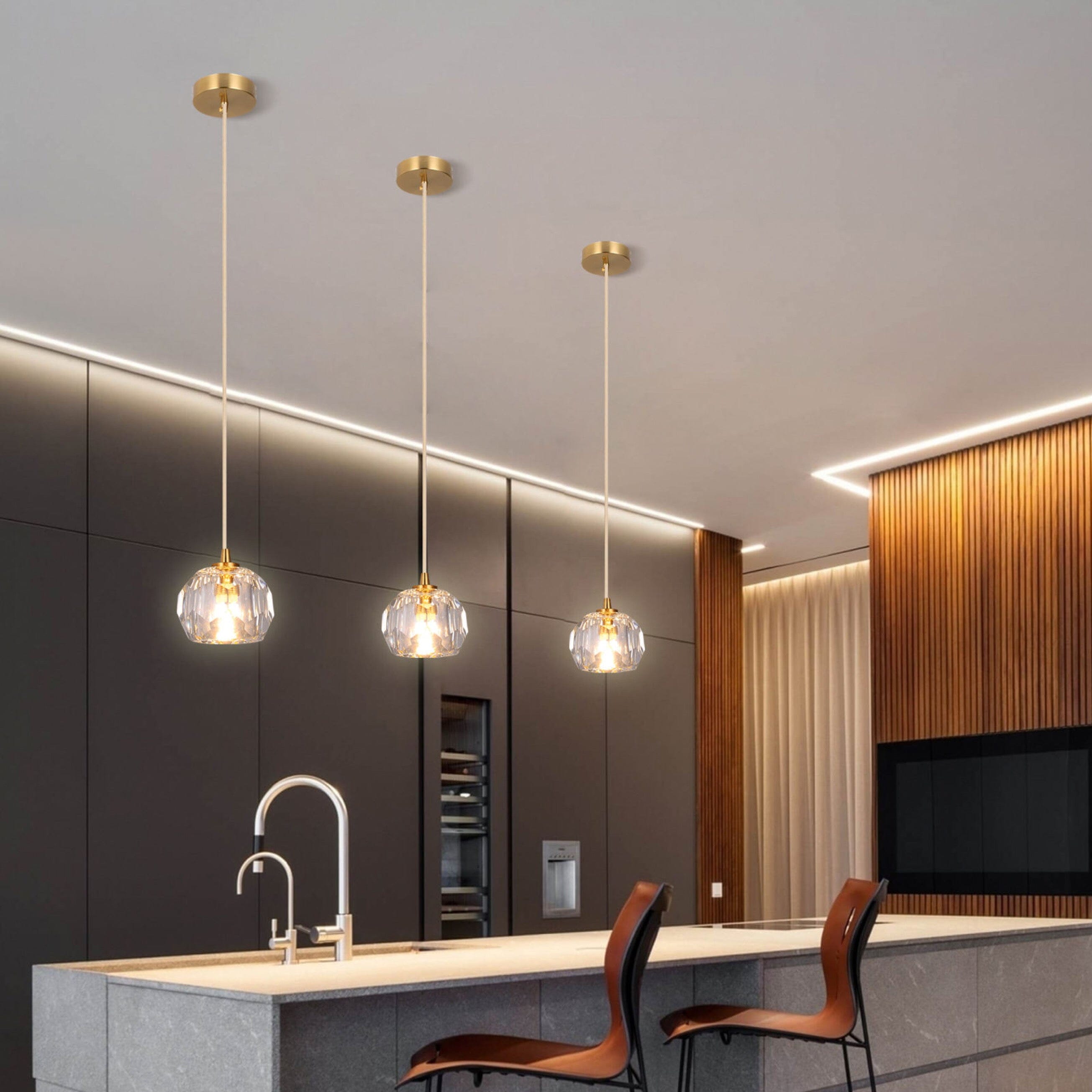AriaNord Crystal Pendant Light For Nordic Vintage Charm