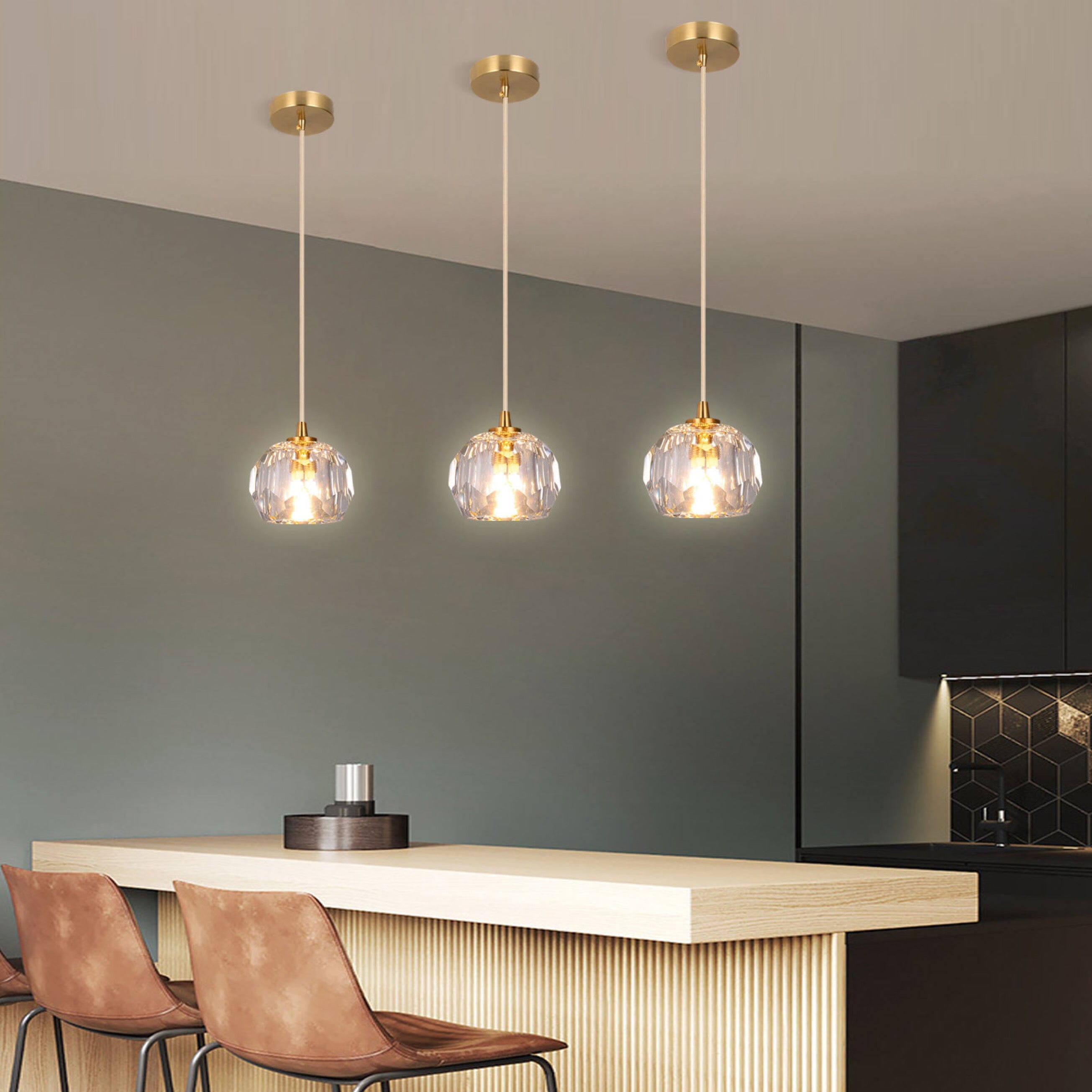 AriaNord Crystal Pendant Light For Nordic Vintage Charm