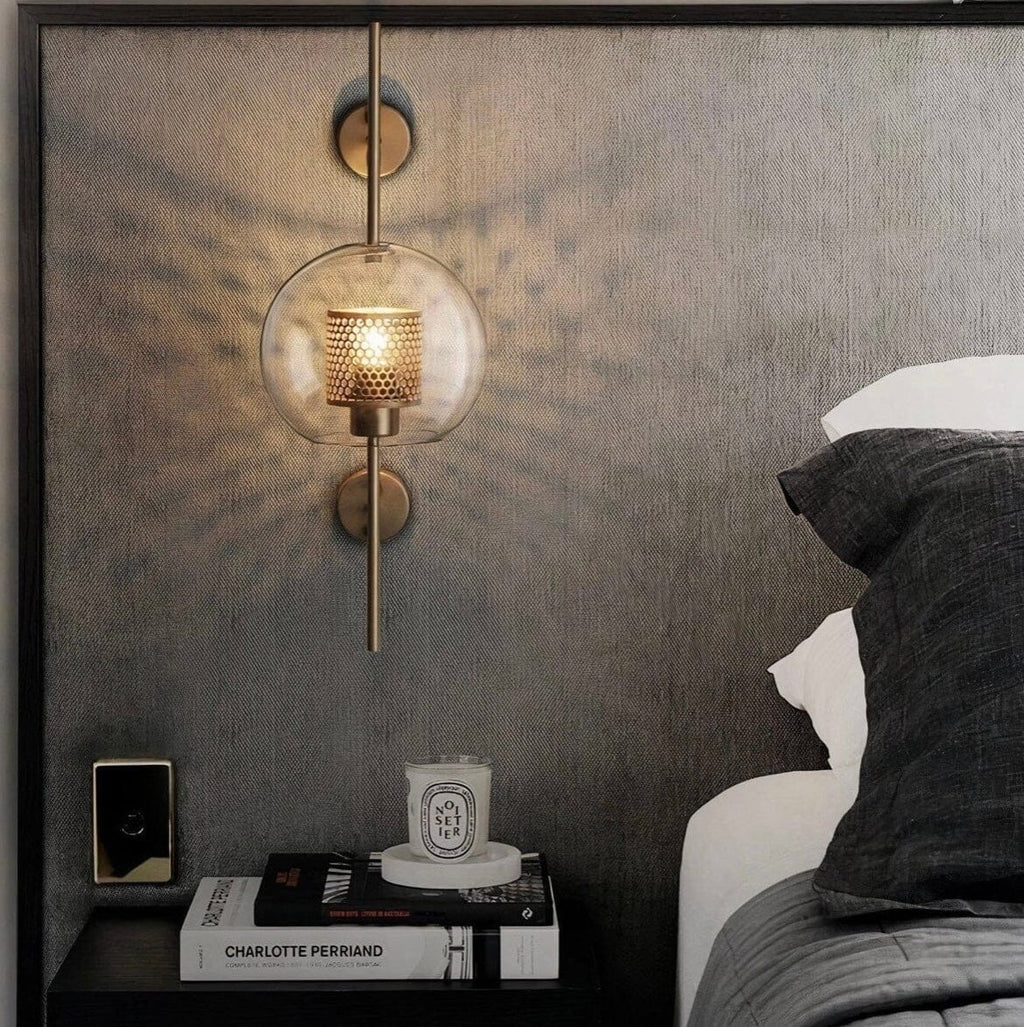 Aurelle Glass Lamp | Vintage LED Fixture For Living Rooms