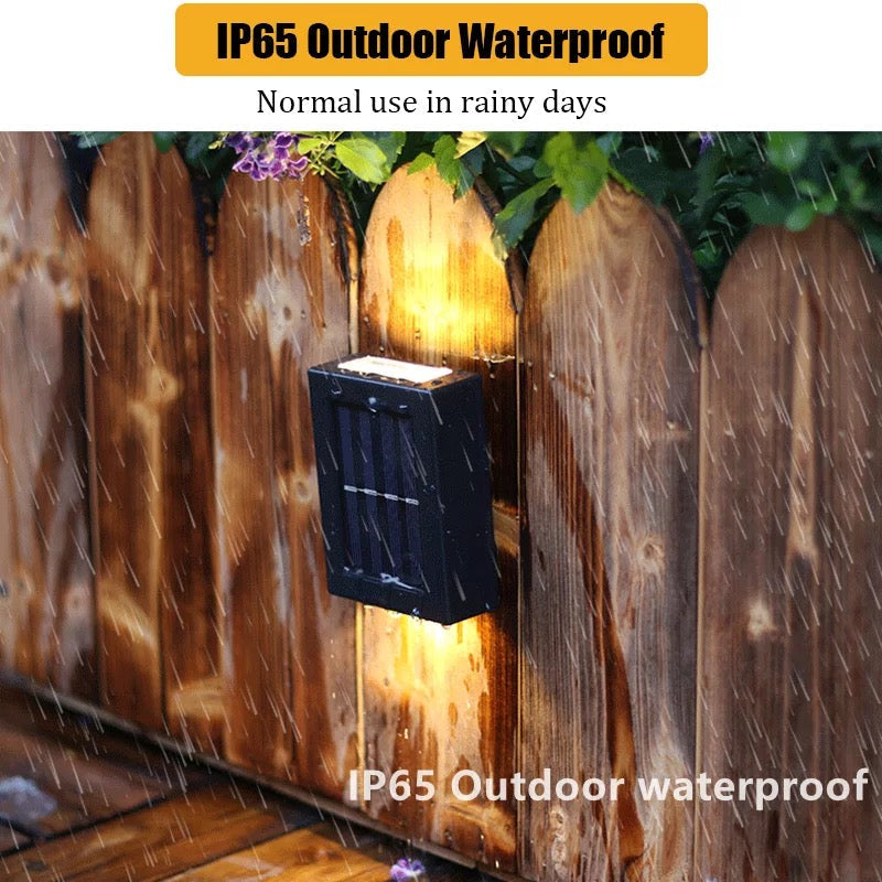 LumaNova Outdoor Solar Panel Light Waterproof Garden Lamp