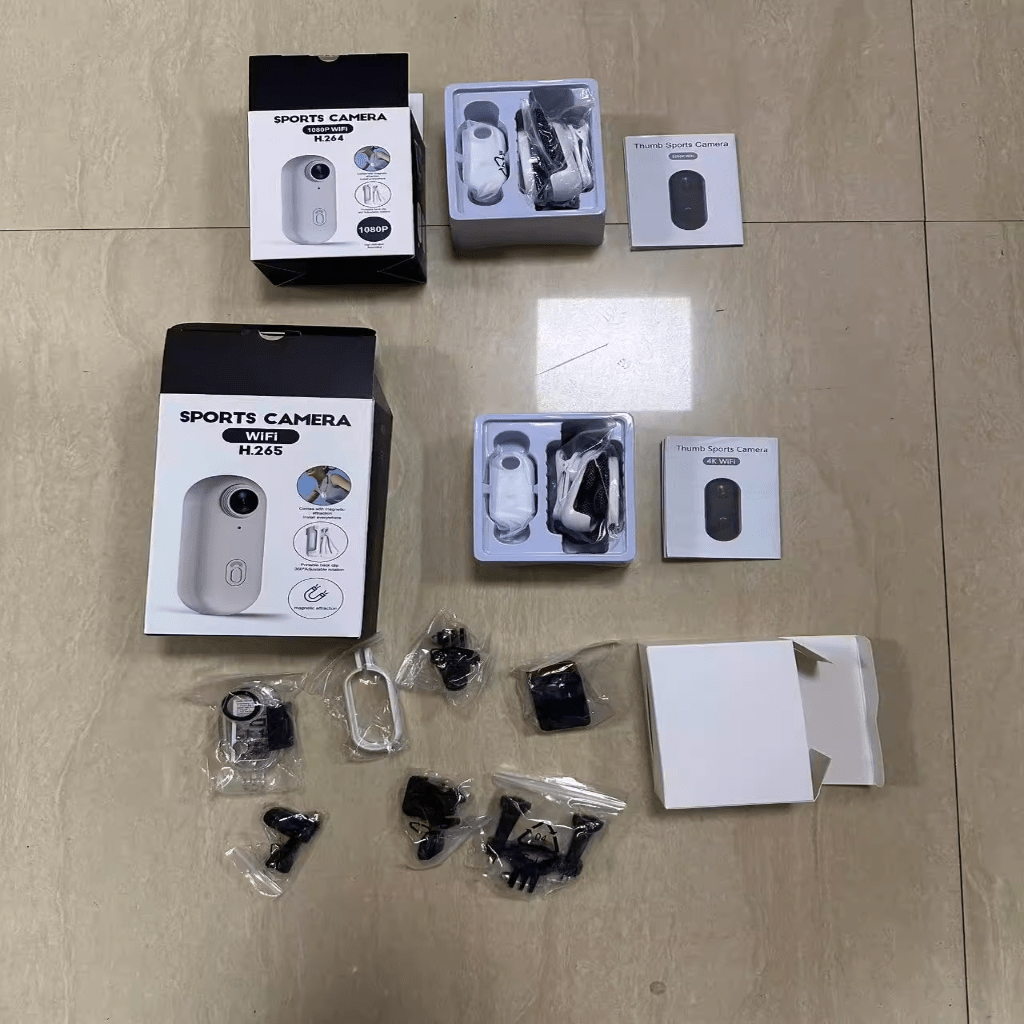 ApexPulse 4K Waterproof Action Camera Bundle — 64GB Memory Drive, Bike Helmet & Torso Mounts