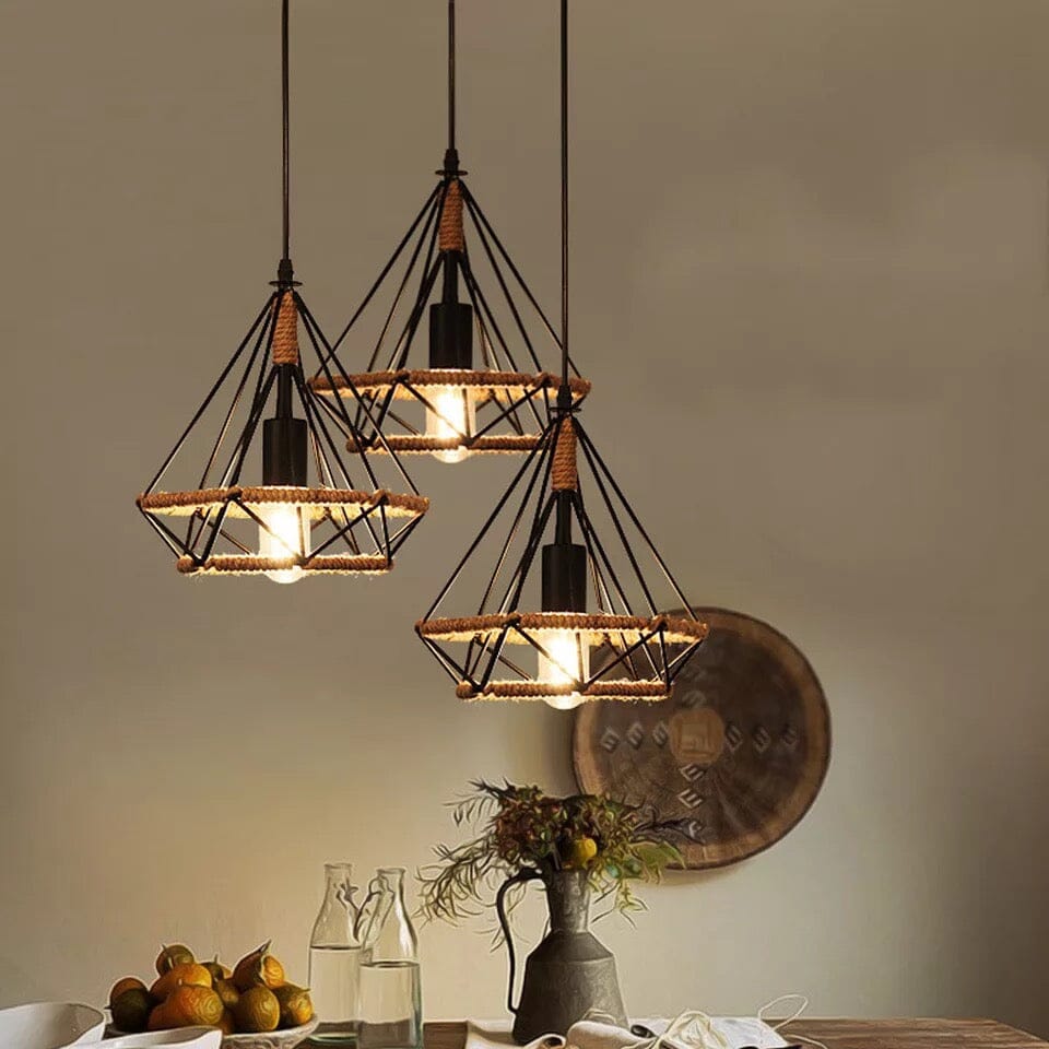 Auriel Twine Lamp Nordic Vintage Handcrafted Lighting