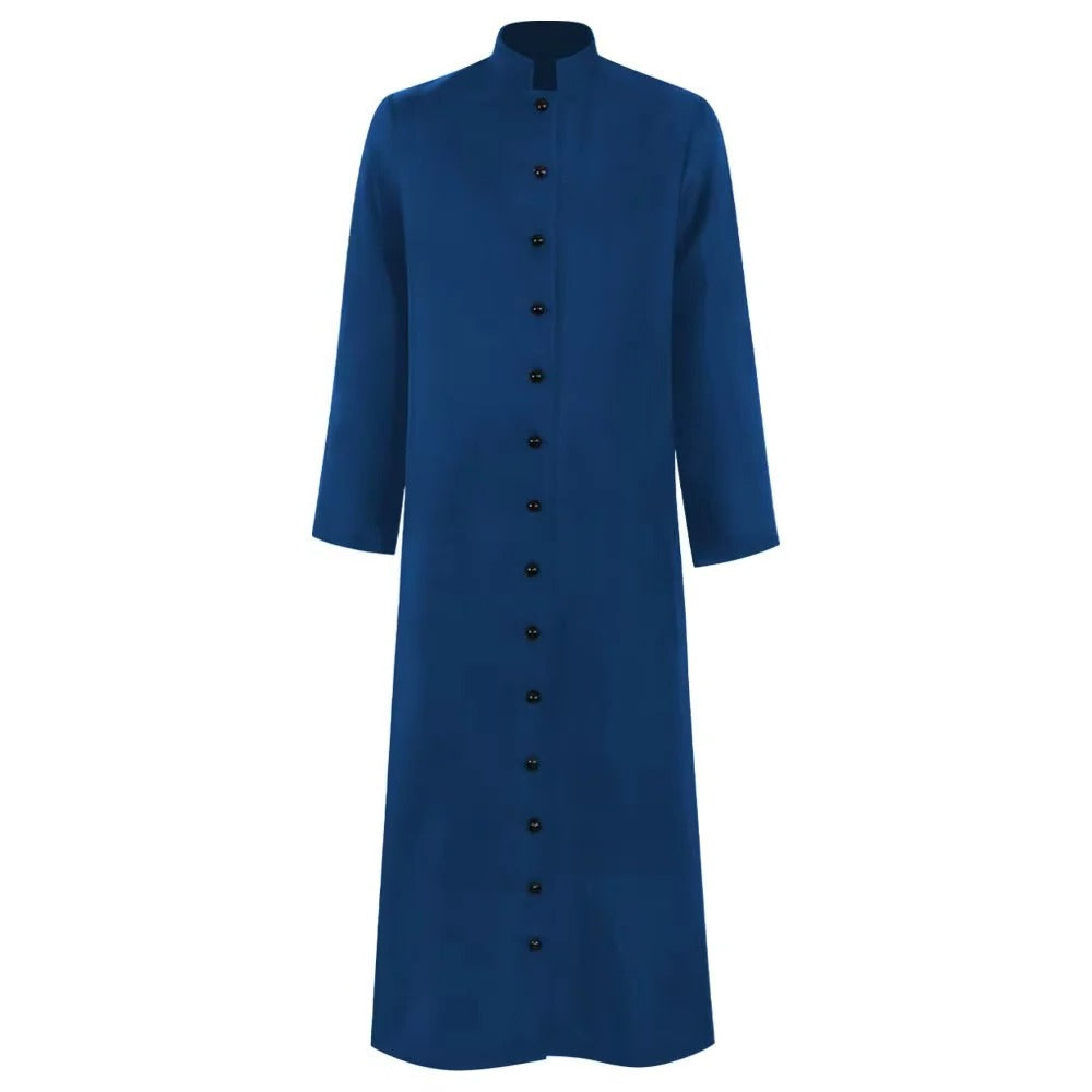Elegant Magician's Costume Robe for Cosplay and Theater Performances