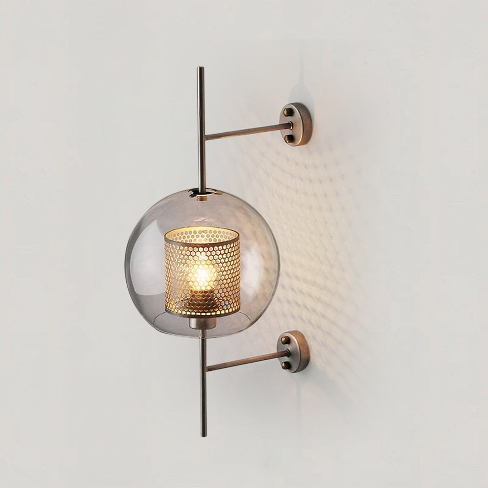 Aurelle Glass Lamp | Vintage LED Fixture For Living Rooms