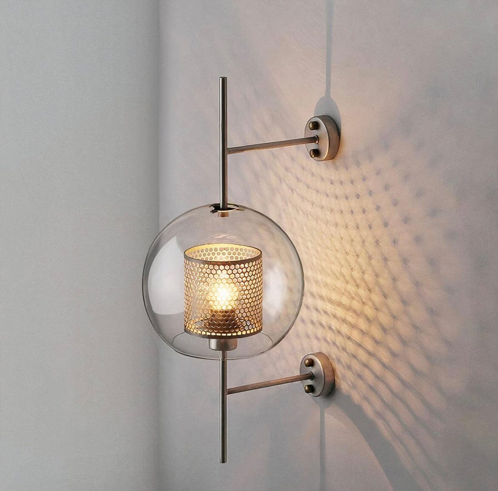 Aurelle Glass Lamp | Vintage LED Fixture For Living Rooms