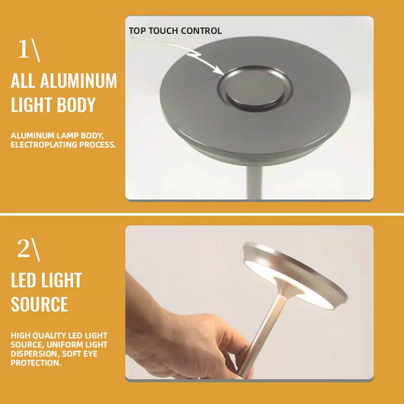 LumaNova Wireless Dimmable Lamp | Adjustable Brightness Cordless Glow