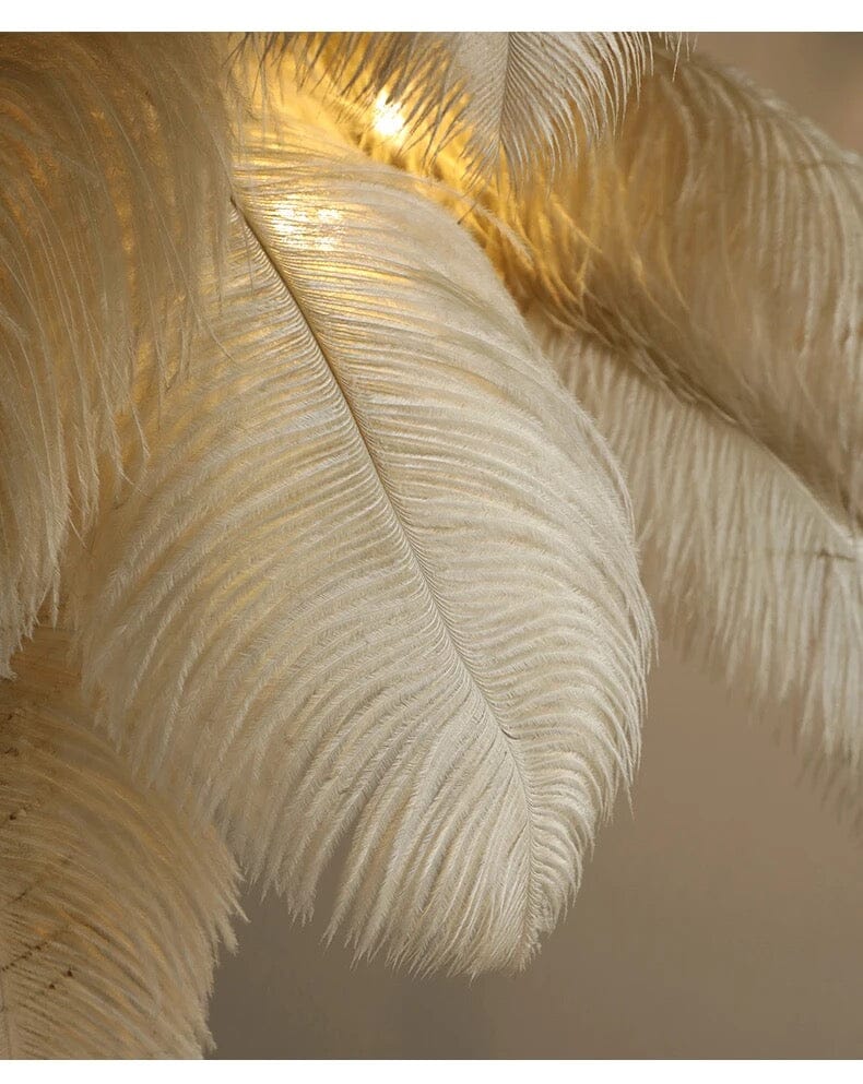 AuraFeather Luxe Floor Lamp for Modern Living Spaces
