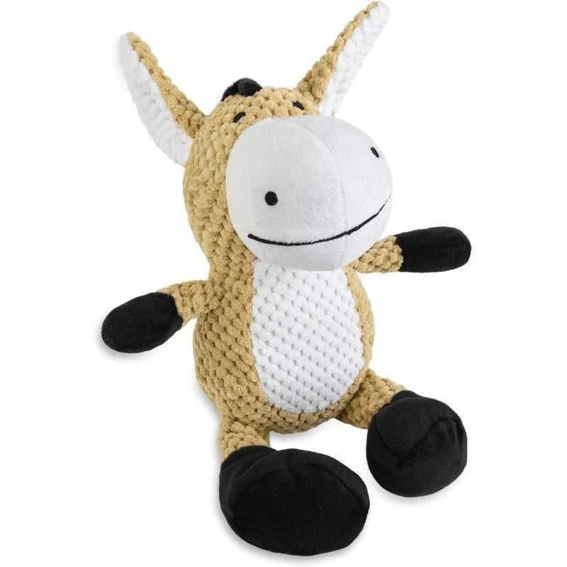 Durable Plush Dog Toy — Squeaker and Crinkle Sound