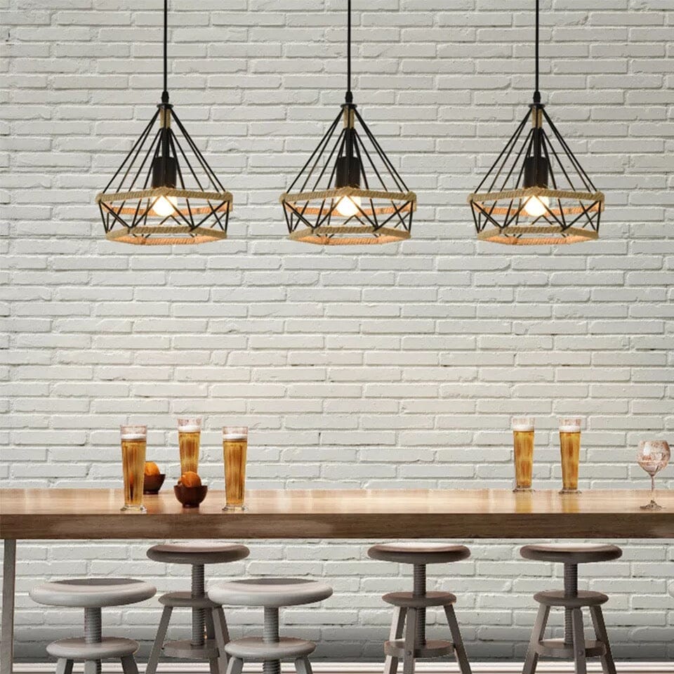 Auriel Twine Lamp Nordic Vintage Handcrafted Lighting