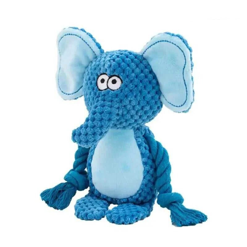 Durable Plush Dog Toy — Squeaker and Crinkle Sound