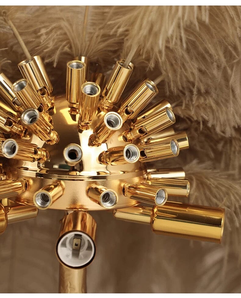 AuraFeather Luxe Floor Lamp for Modern Living Spaces