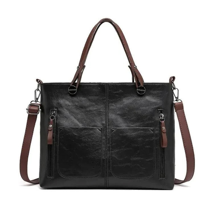Borsa minimalista in pelle - Design elegante per l’uso quotidiano