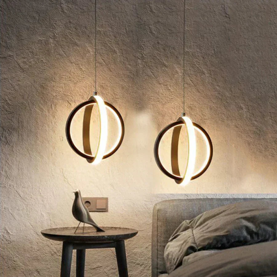 Nyra Mini Iron Pendant Lights | Modern Kitchen Fixtures