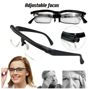 Adjustable Vision Glasses — Clear Near and Far Focus