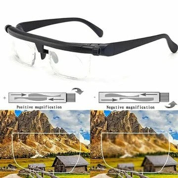 Adjustable Vision Glasses — Clear Near and Far Focus