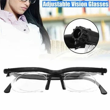Adjustable Vision Glasses — Clear Near and Far Focus