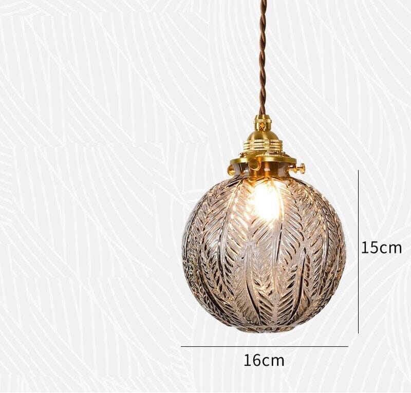 Aurelia Glass Pendant Lights for Asian Kitchen Islands