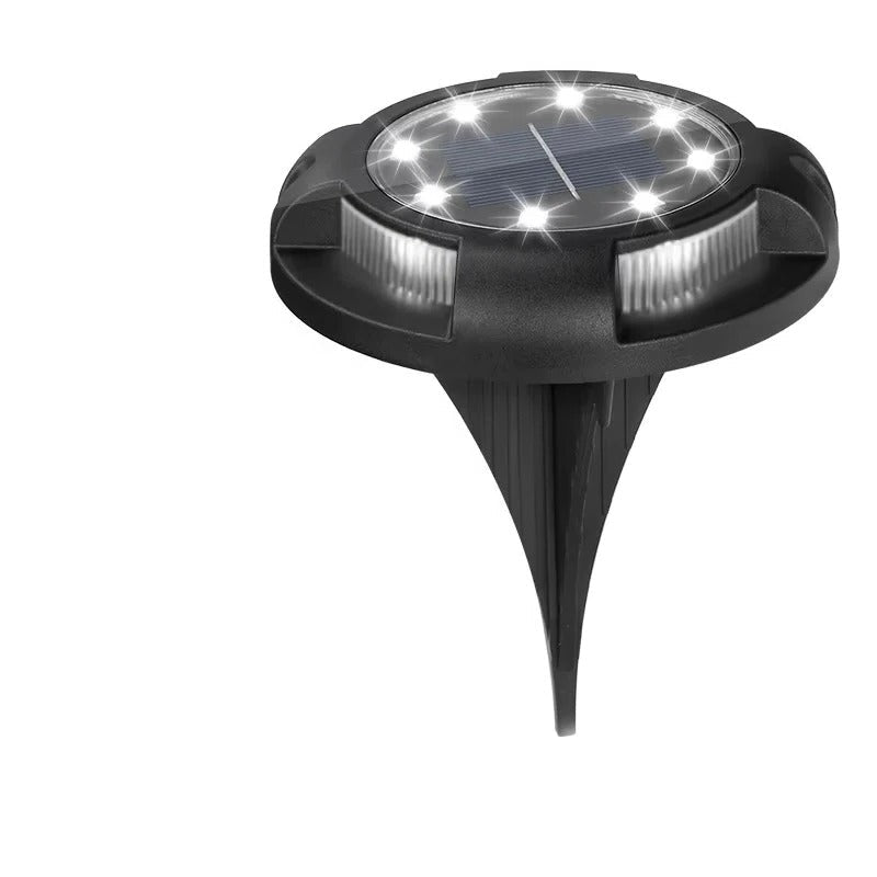 Moderne solarbetriebene LED-Bodenleuchten - Automatische Beleuchtung bei Dämmerung
