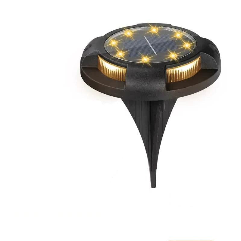 Moderne solarbetriebene LED-Bodenleuchten - Automatische Beleuchtung bei Dämmerung