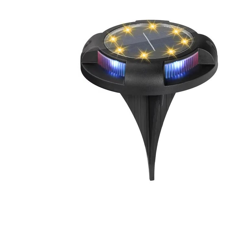 Moderne solarbetriebene LED-Bodenleuchten - Automatische Beleuchtung bei Dämmerung