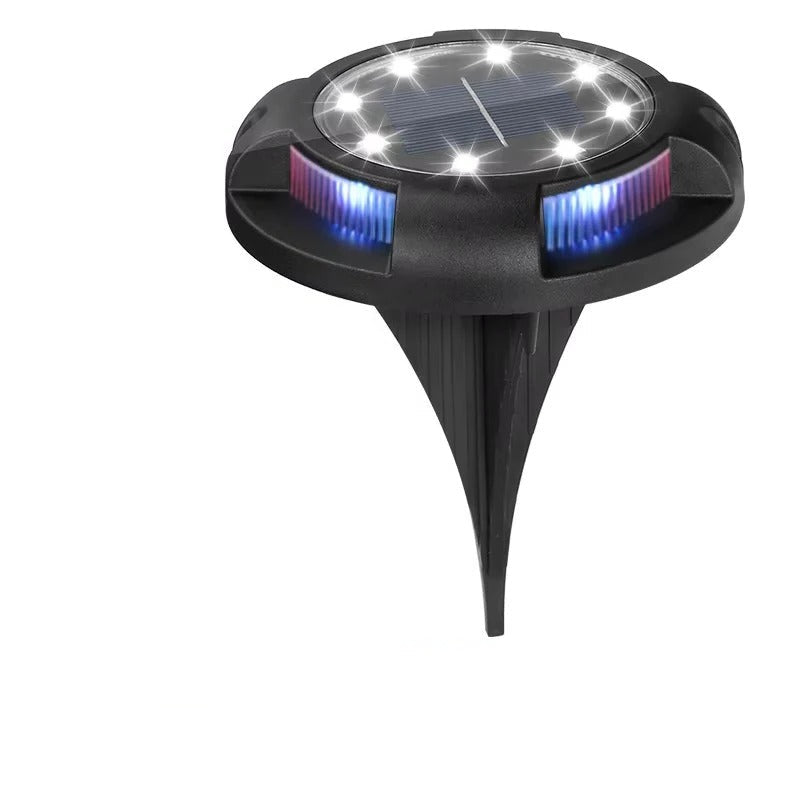 Moderne solarbetriebene LED-Bodenleuchten - Automatische Beleuchtung bei Dämmerung