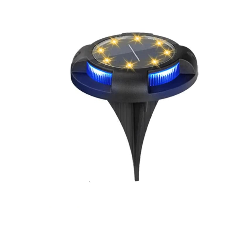 Moderne solarbetriebene LED-Bodenleuchten - Automatische Beleuchtung bei Dämmerung