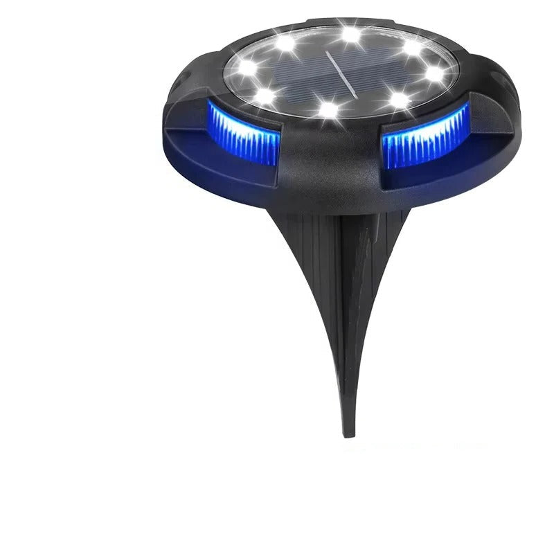 Moderne solarbetriebene LED-Bodenleuchten - Automatische Beleuchtung bei Dämmerung